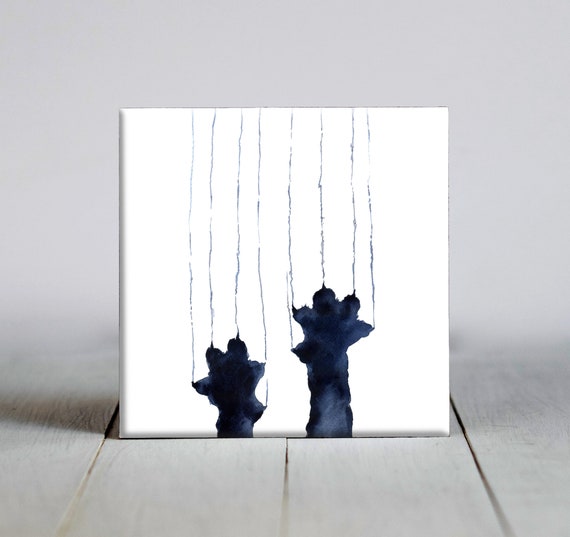 Naughty Black Cat Decorative Cat Art Print for Pet Lovers