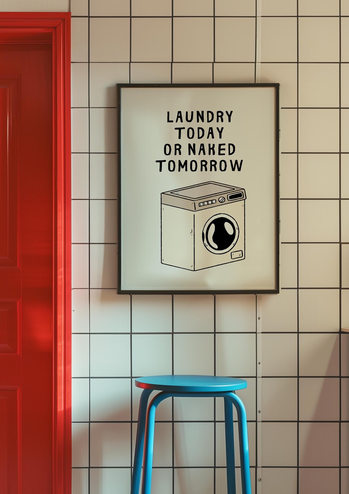 Funny Laundry Poster Print, Laundry Room Decor - Image 5