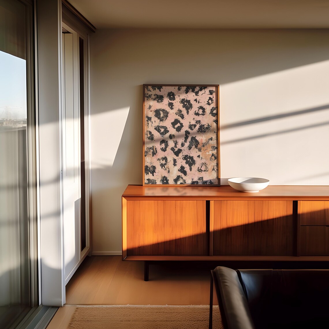 Leopard Pattern Cheetah Textured Wall Art - Image 2