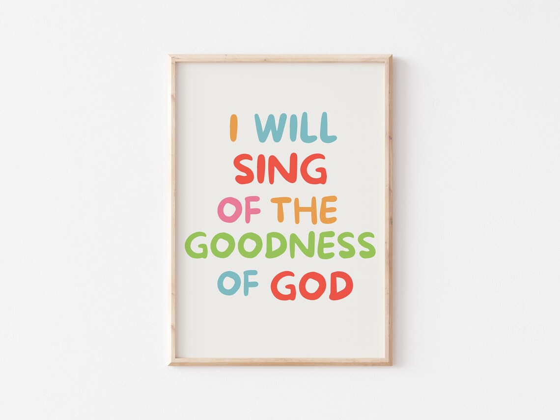 Goodness Of God, Christian Scripture Poster - Image 3