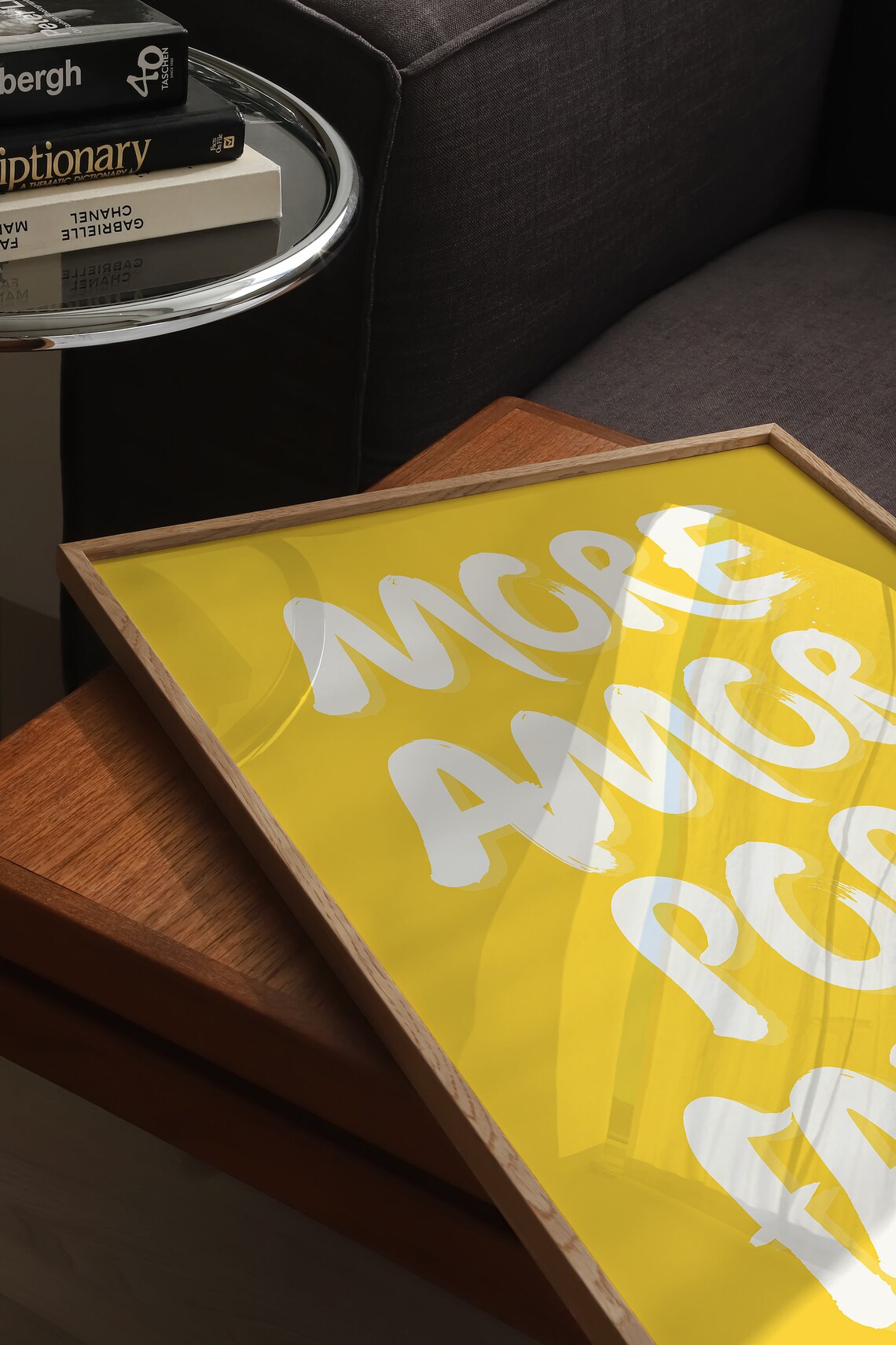 More Amor Por Favor Yellow Sunshine Typography Love Quote Poster - Image 5