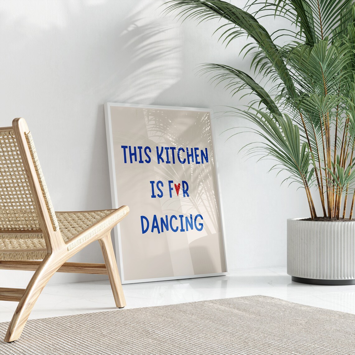 Aesthetic Kitchen Decor Cute Dancing Kitchen Wall Art Print Trendy Kitchen Poster Cute Cooking Art Kitchen Quote Art - Image 2