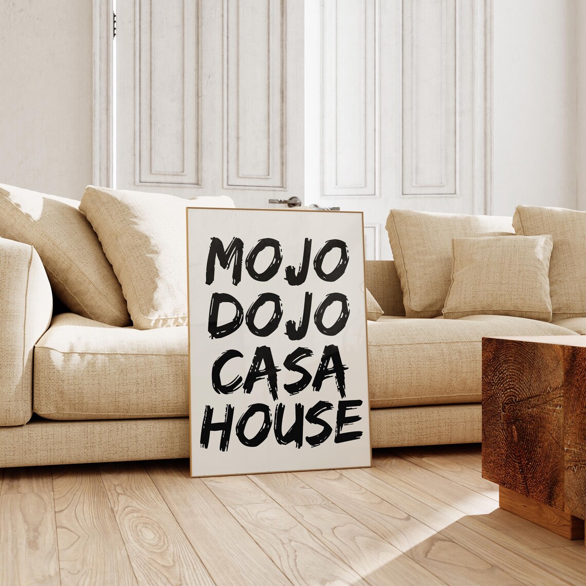 Mojo Dojo Casa House Typography Art Poster - Image 5
