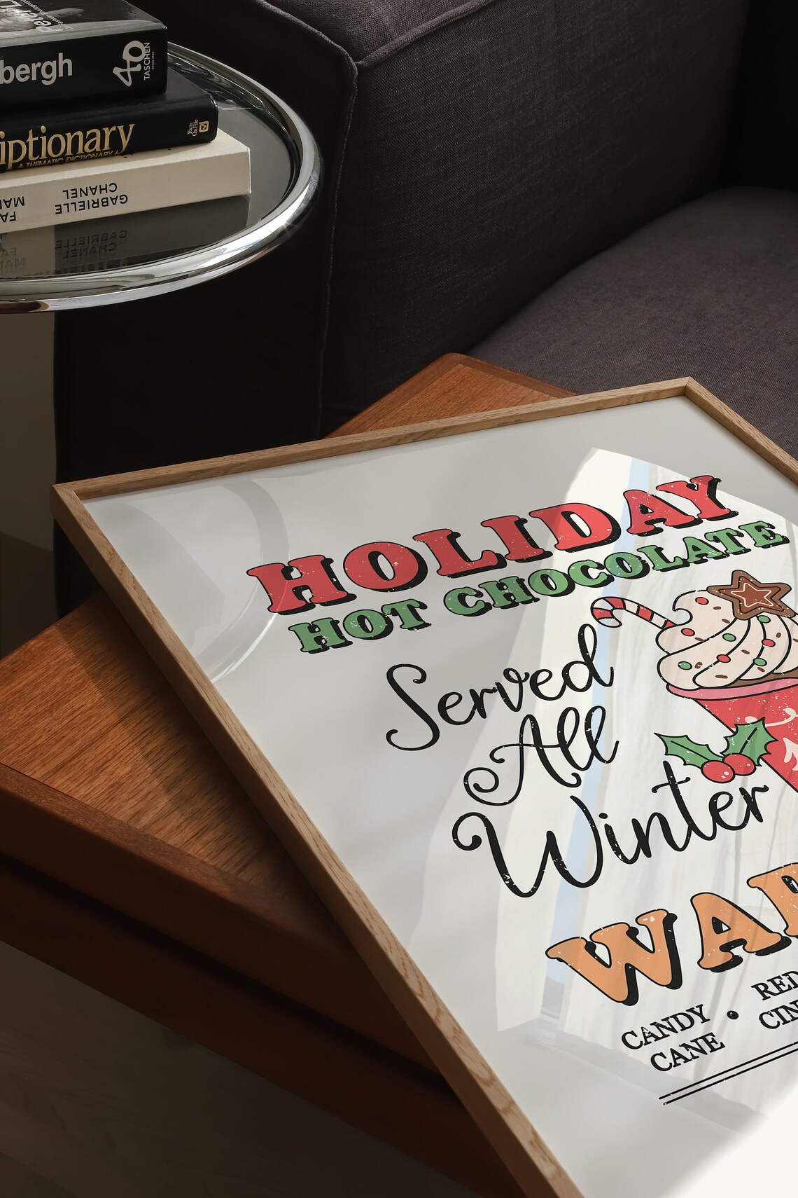 Holiday Hot Chocolate Served All Winter Four Cozy Flavors Poster - Image 5