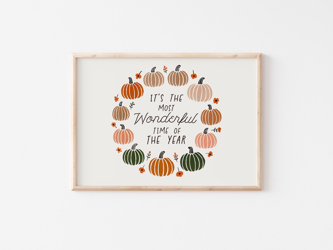 Fall Quotes Print, Neutral Autumn Wall Art - Image 3