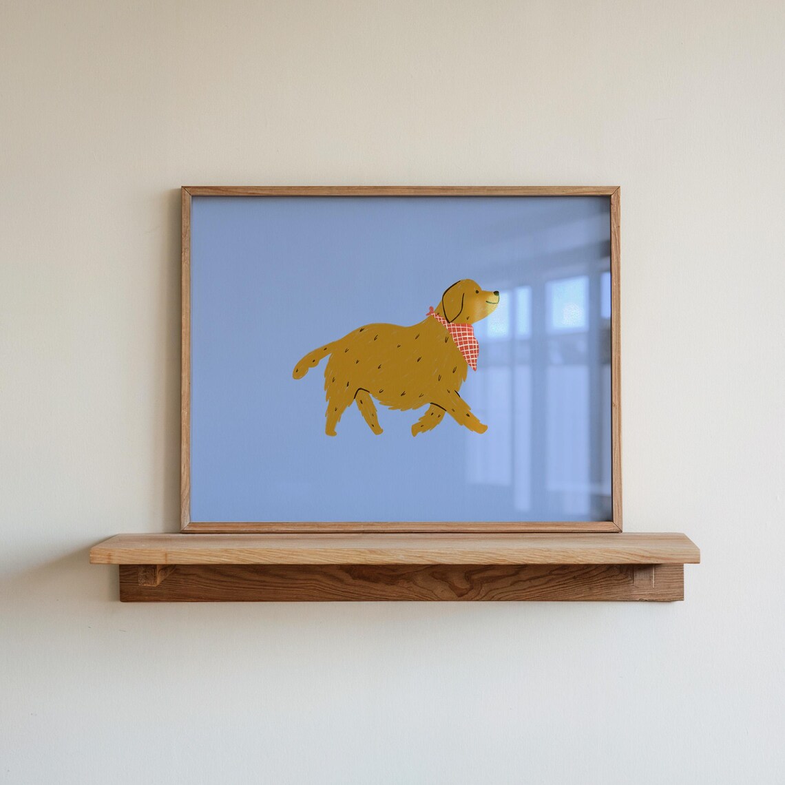 Dog Poster Modern Pop Art Print, Set of 4