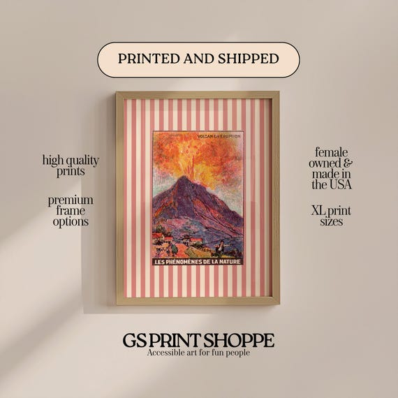 Phenom Volcano Vertical Art Print