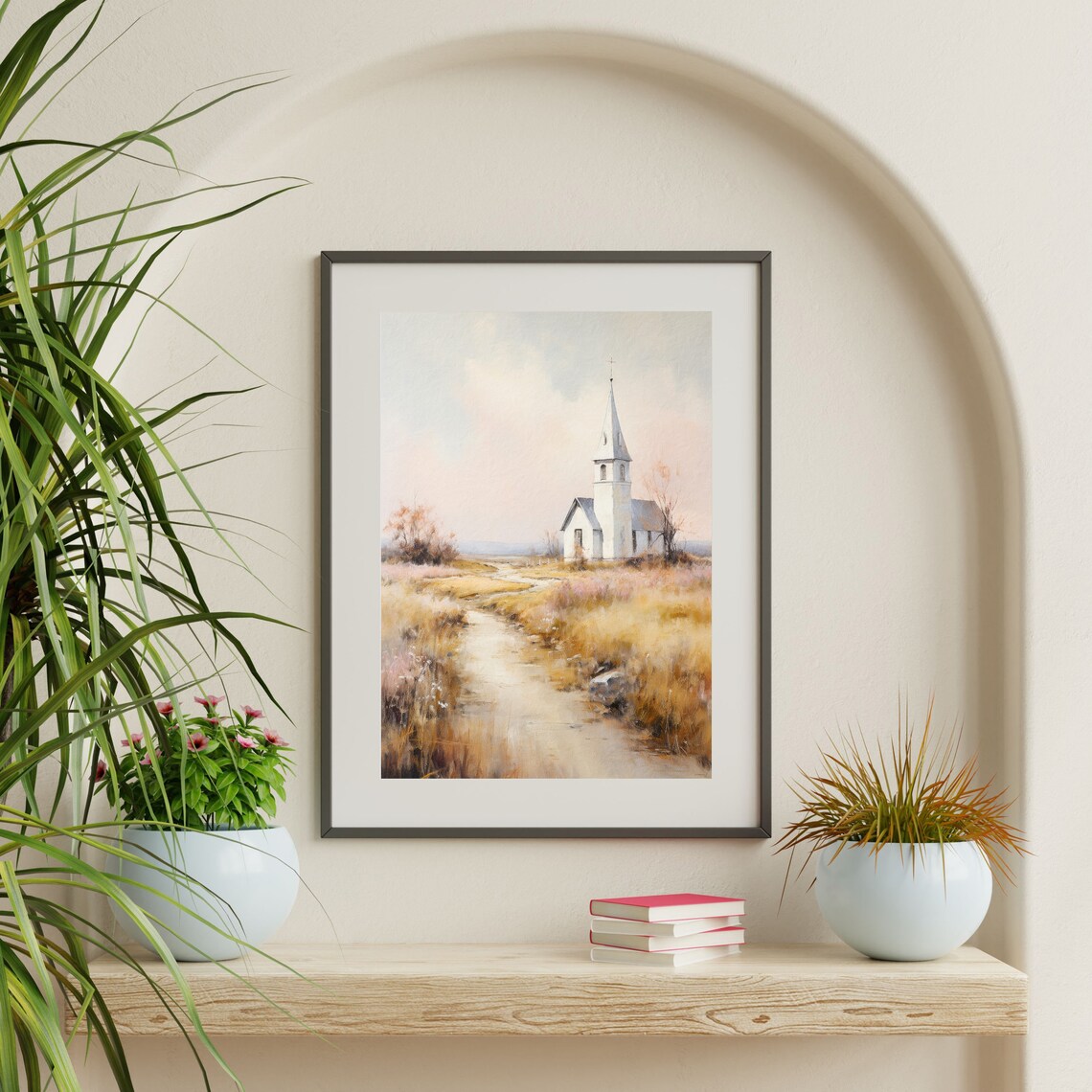 Vintage Country Landscape Nursery Art Print - Image 2