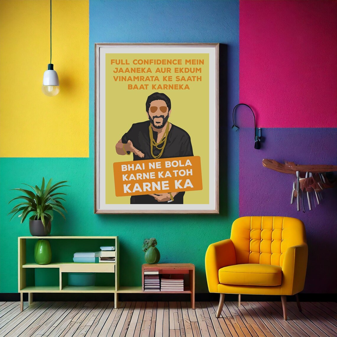 Munna Bhai's Circuit Bollywood Art Print, Arshad Warsi - Image 2