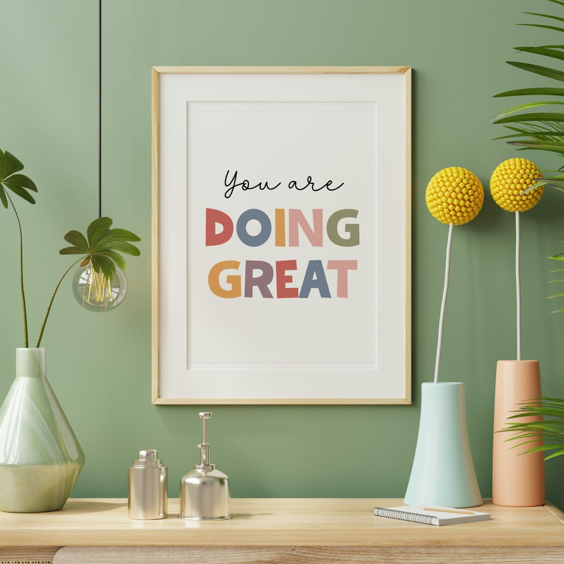 You Are Doing Great Colorful Kids Classroom Affirmation Poster - Image 3