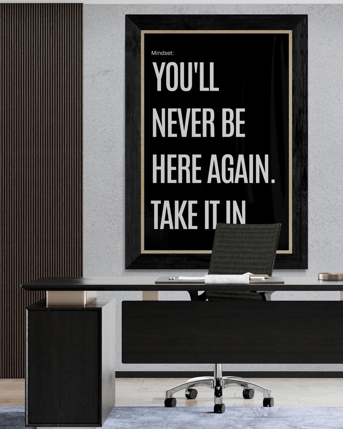 You Will Never Be Here Again Take It In Mindful Quote Poster Art - Image 2
