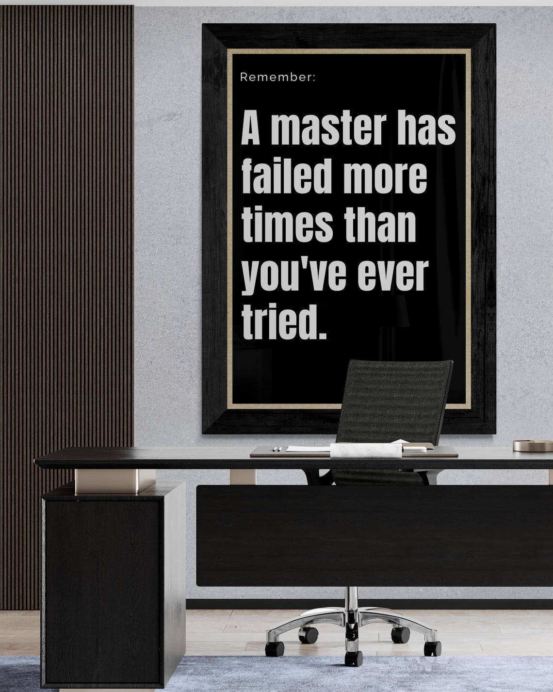 A Master Has Failed More Than You Have Ever Tried Quote Poster - Image 2