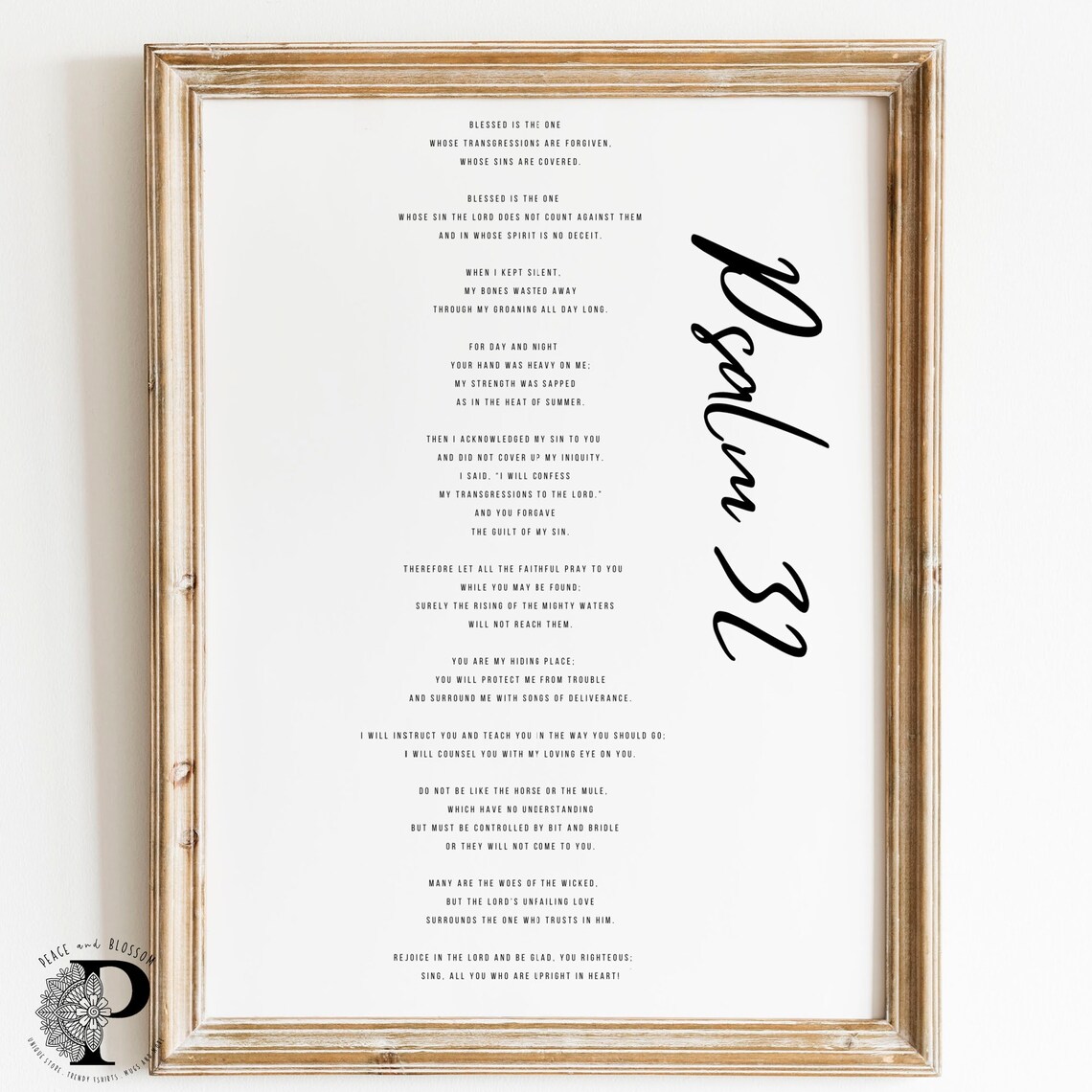 Psalm 32 Verse Scripture Blessing, Bible Verse