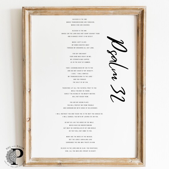 Psalm 32 Verse Scripture Blessing, Bible Verse