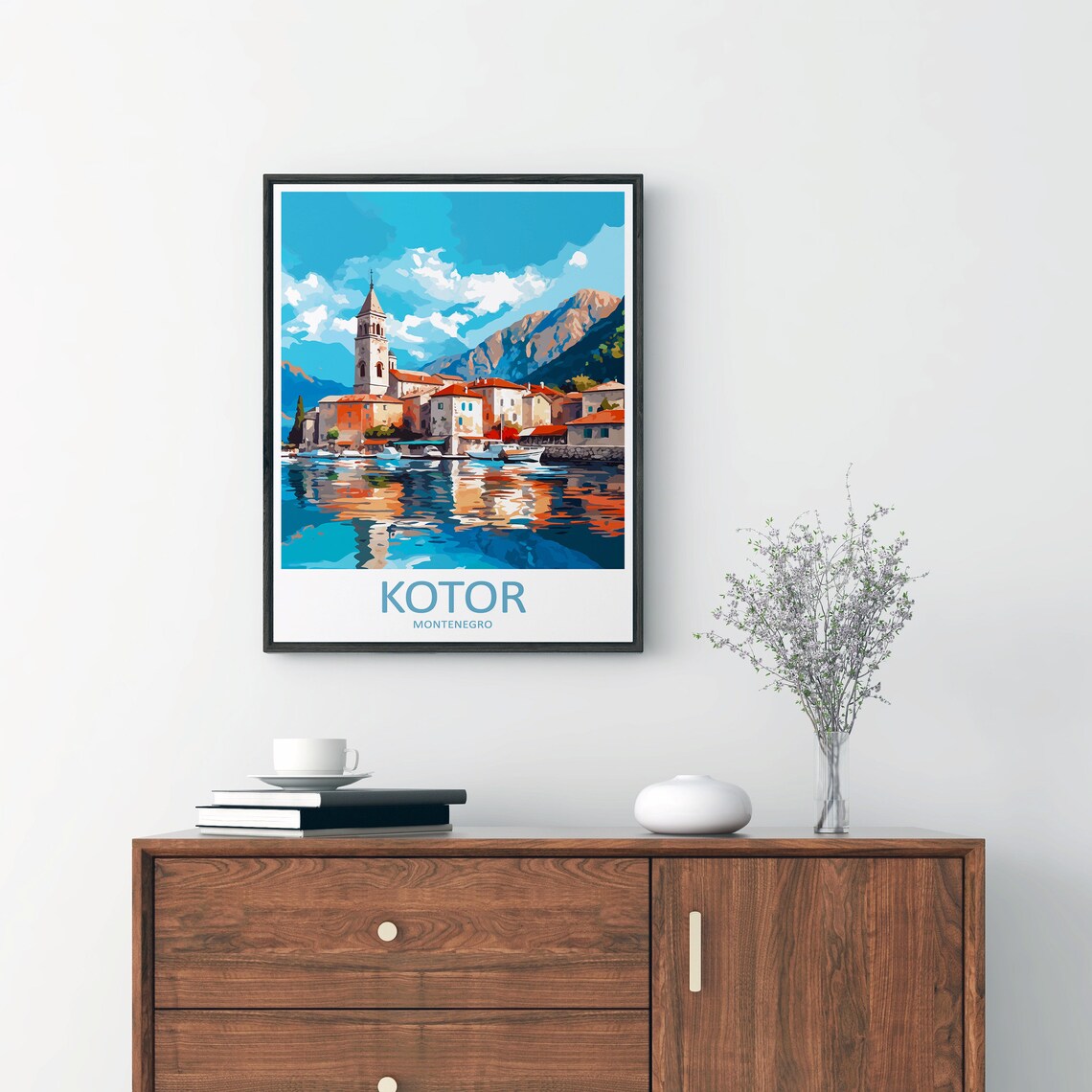 Kotor Travel Poster, Montenegro Home Decor - Image 2