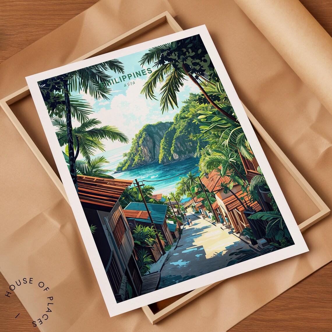 Philippines Asia Travel Poster, City Wall Art - Image 2