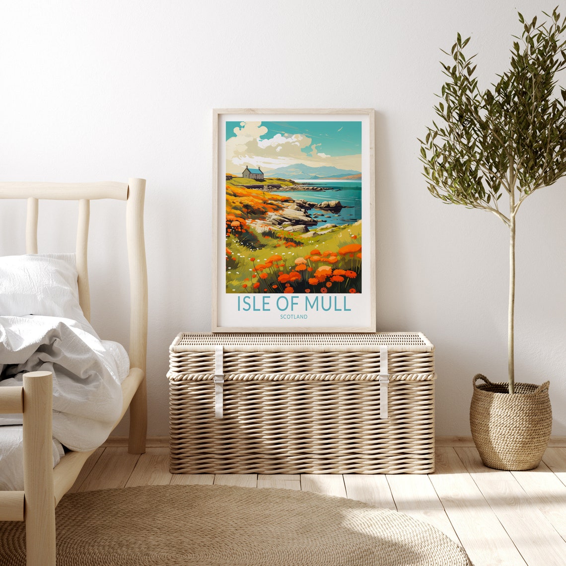 Isle Of Mull Travel Print Isle Of Mull Scotland Poster Print Isle Of Mull Island Wall Art Scotland Travel Gift - Image 3