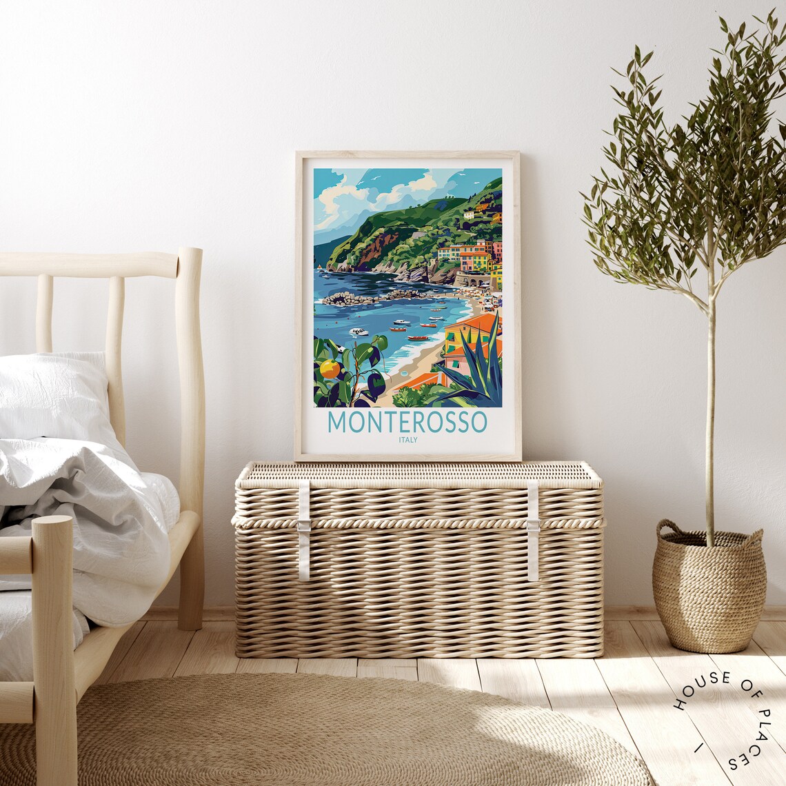 Monterosso Italy Travel Poster, Coast Wall Decor - Image 4