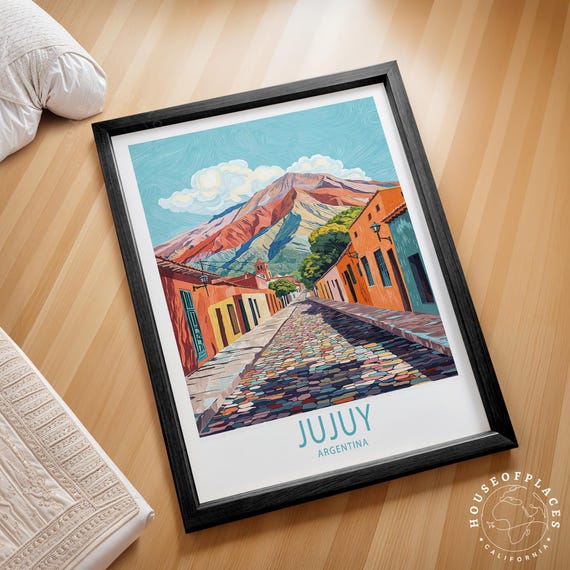 Jujuy Argentina Travel Print Wall Art Poster Personalised Gifts Birthday