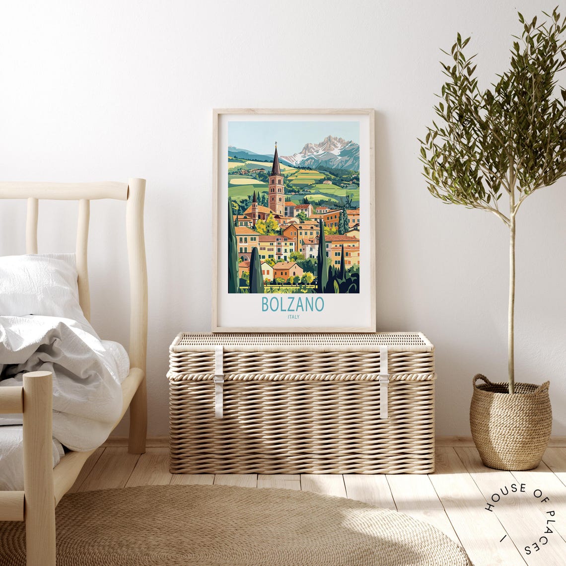 Bolzano Italy Travel Poster Italy Wall Art Bolzano Print Personalised Travel Poster Home Decor Wedding Gifts Birthday Present - Image 2