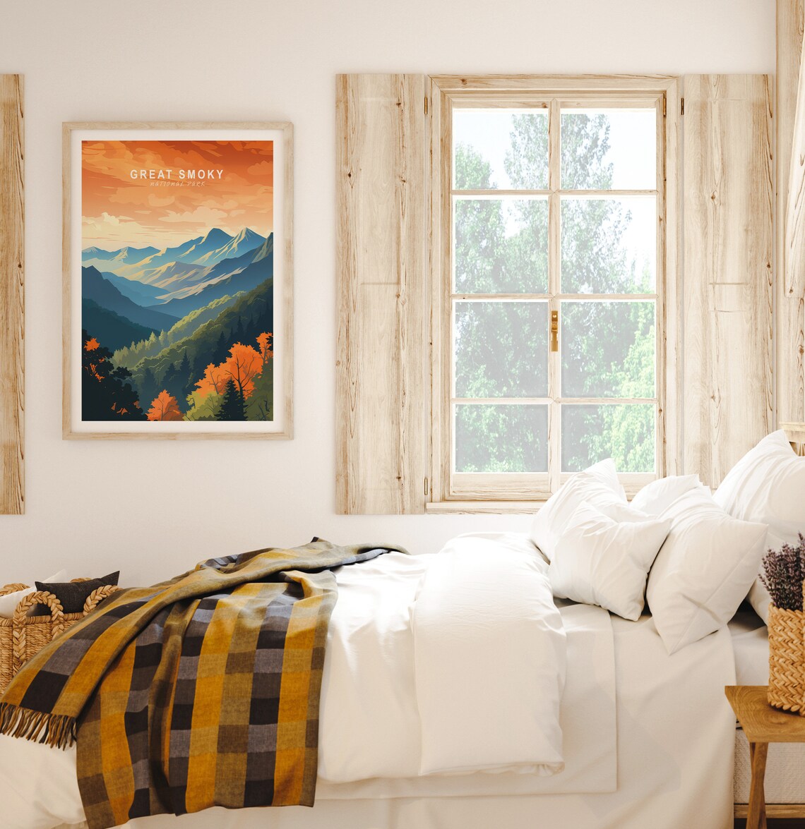 Great Smoky National Park Travel Poster, Wall Art - Image 2