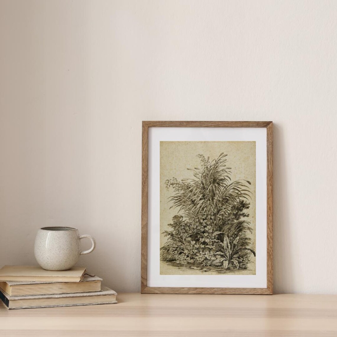 Plants At Waters Edge Vintage Botanical Illustration - Image 3