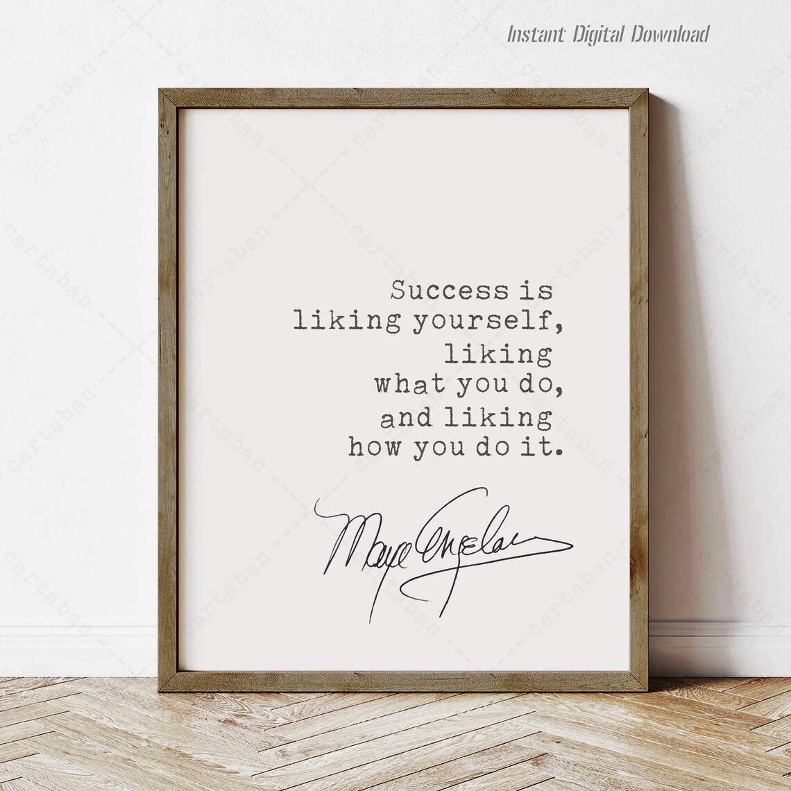Maya Angelou Quote Art Print, Reading Nook Decor