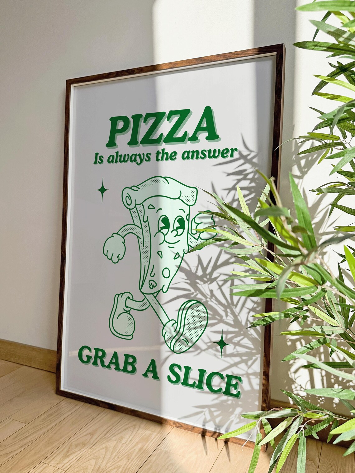 Pizza Is Always The Answer, Retro Kitchen Diner - Image 3