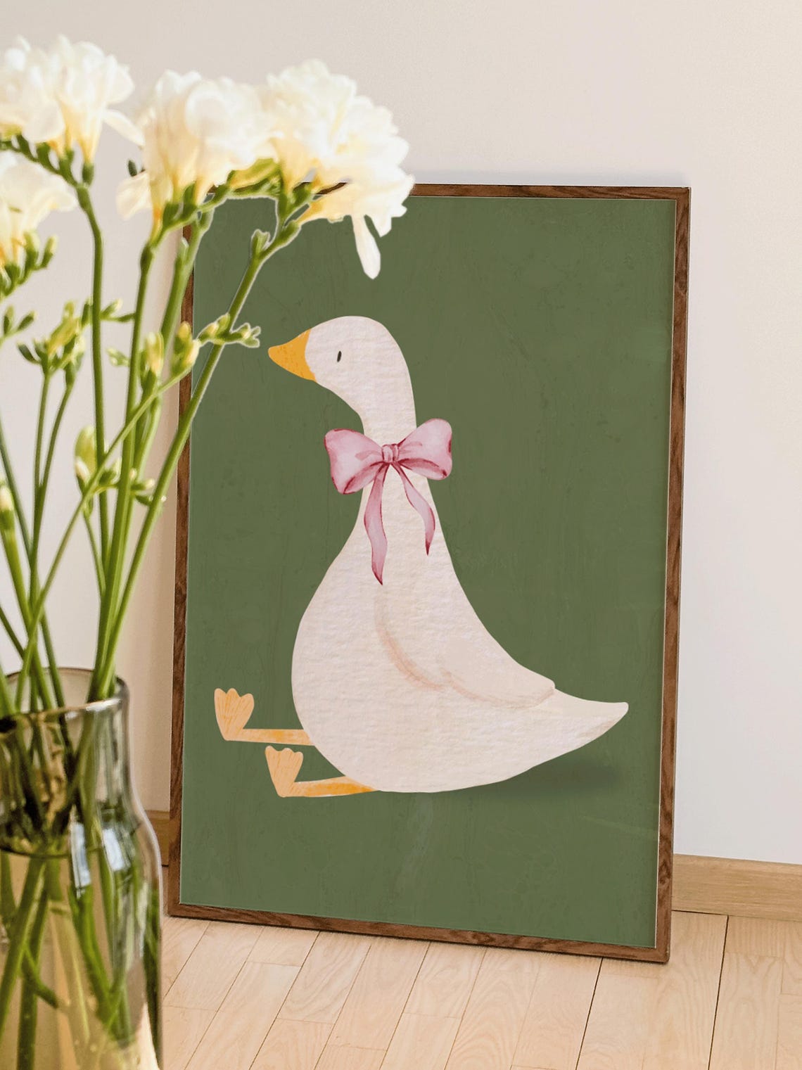 Silly Goose Nursery Decor Art Print - Image 4