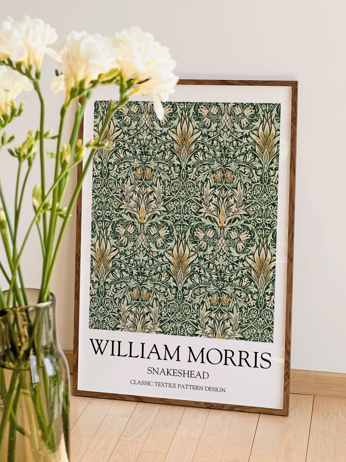 William Morris Snakeshead Vintage Poster - Image 4