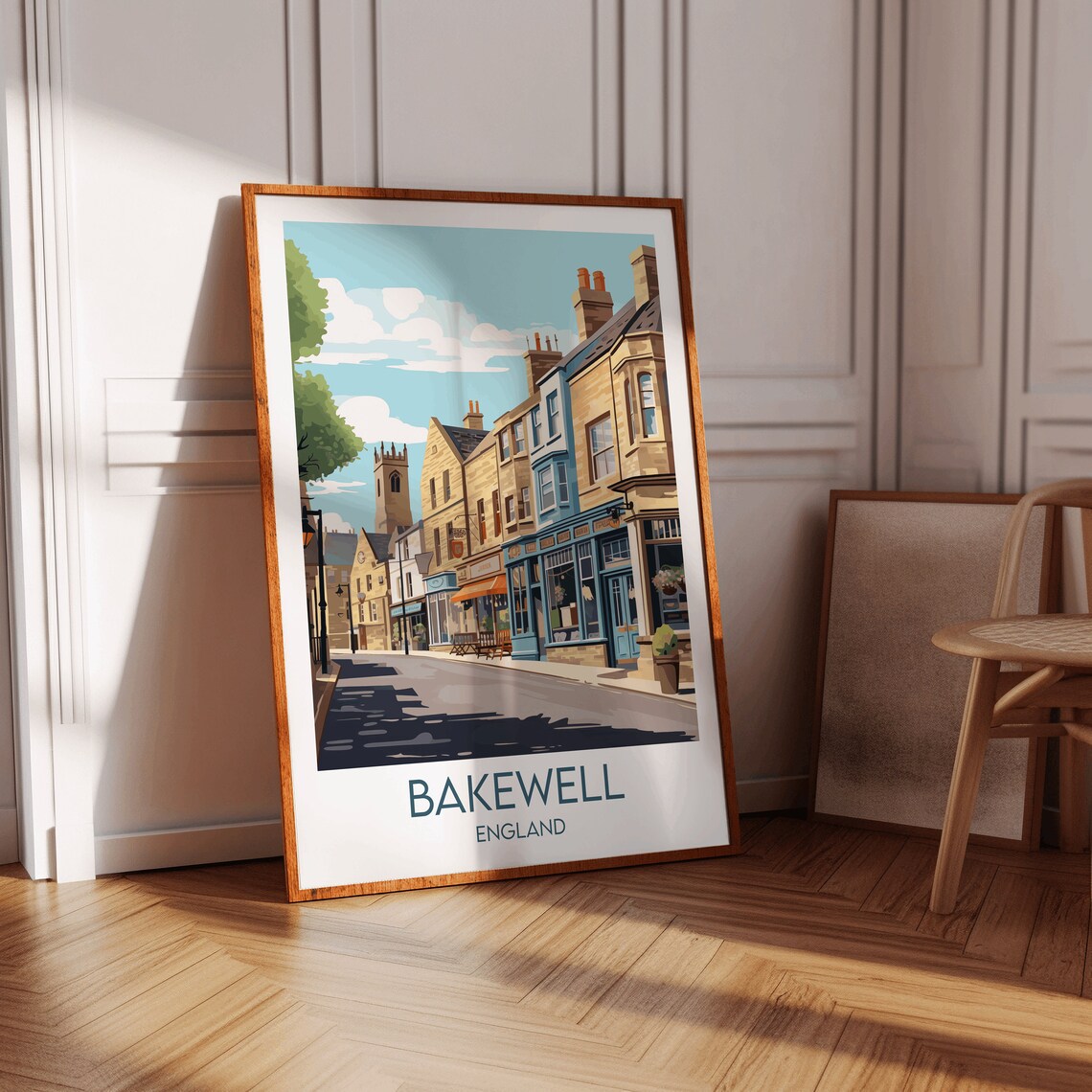 Bakewell Travel Print, England UK Poster - Image 2