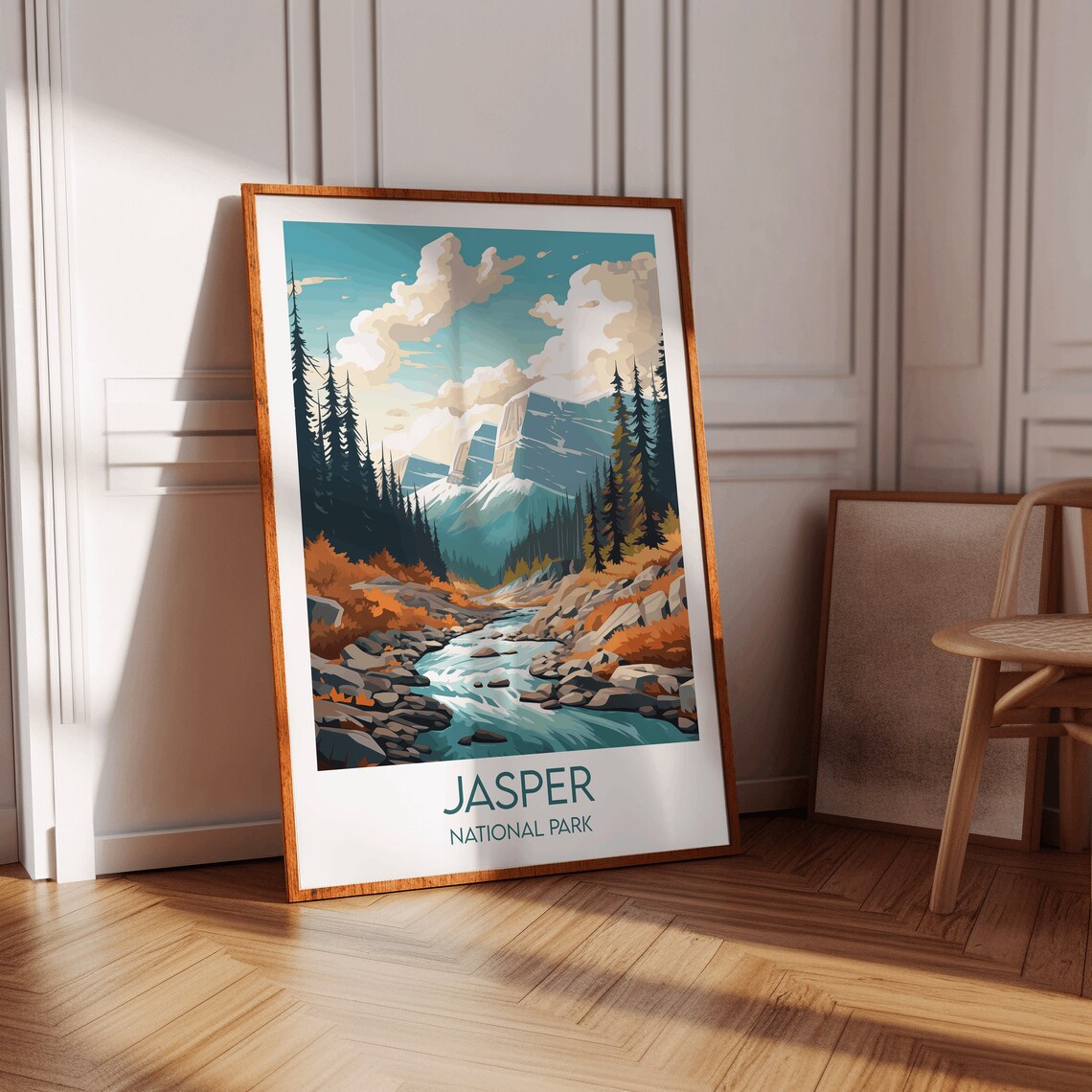 Jasper National Park Travel Poster, Canada - Image 3