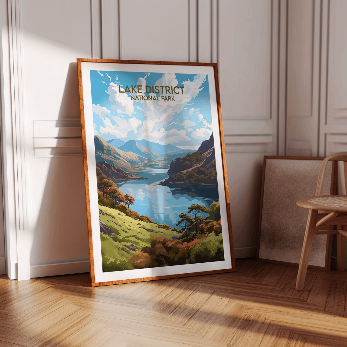 Lake District National Park England Lakeland Fells Scenic Poster - Image 2