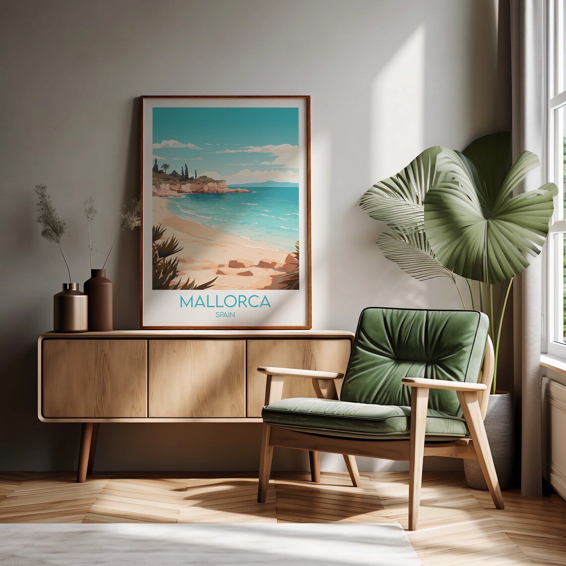 Mallorca Travel Poster, Spain Wall Art Print - Image 3