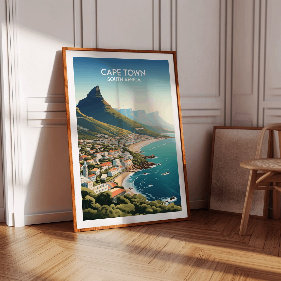 Cape Town Travel Print, South Africa Poster - Image 2