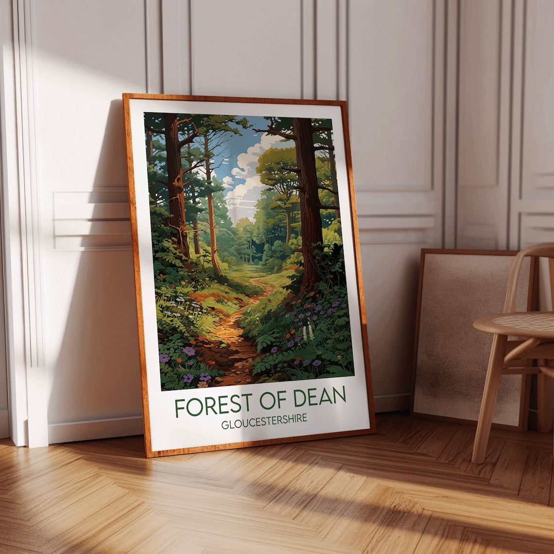Forest Of Dean Wedding Gift Poster Print - Image 3