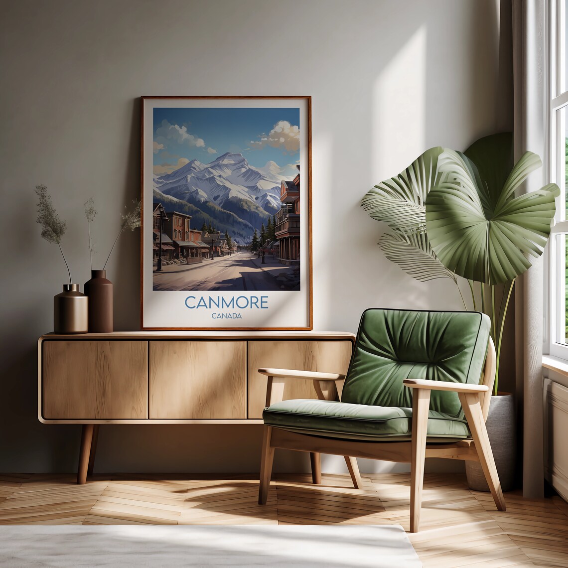 Canmore Travel Print, Canada Poster for Weddings - Image 2