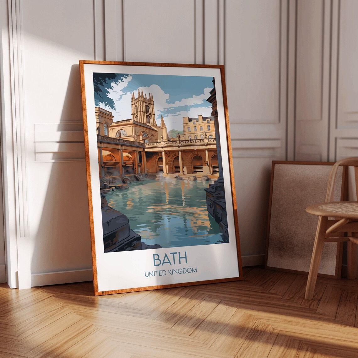 Bath Travel Poster, United Kingdom Custom Print - Image 3