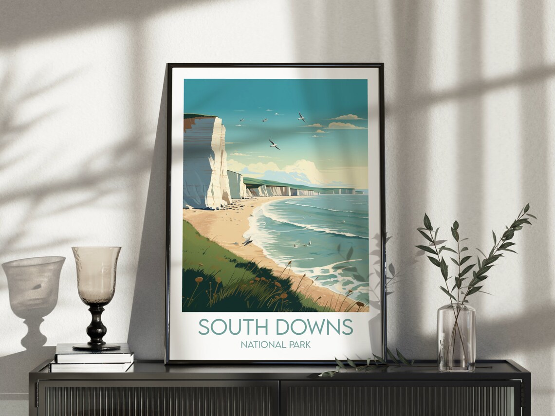 South Downs National Park Travel Print Poster - Image 4
