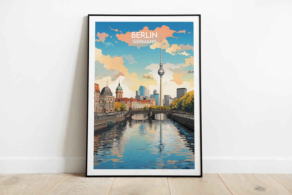 Berlin Travel Print, Germany Travel Poster