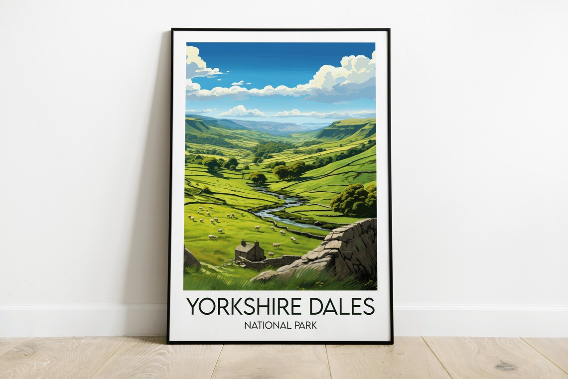 Yorkshire Dales National Park Wedding Gift Poster