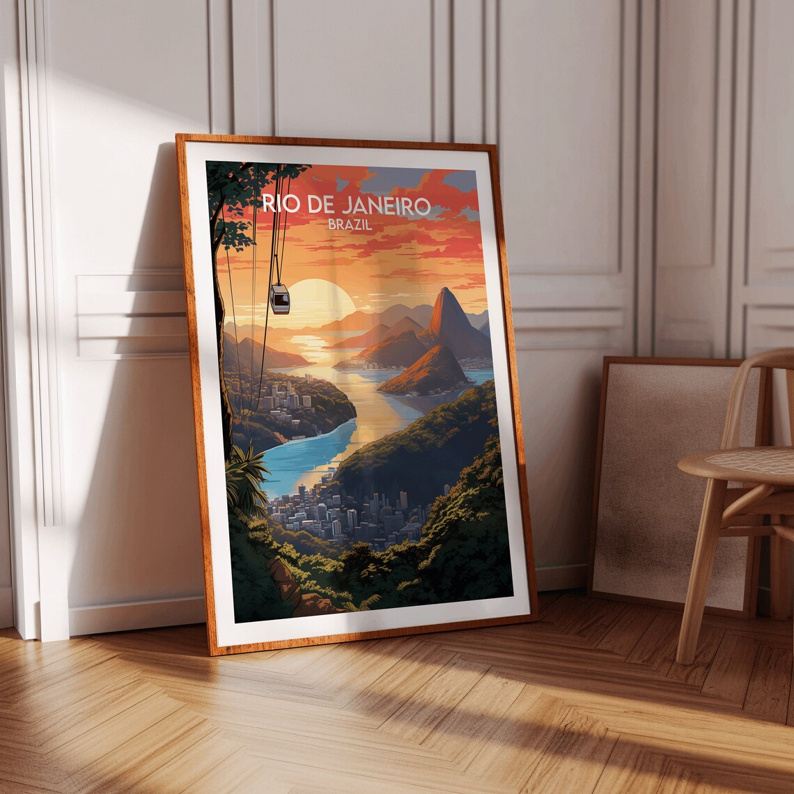 Rio De Janeiro Travel Poster, Brazil Travel Print - Image 2
