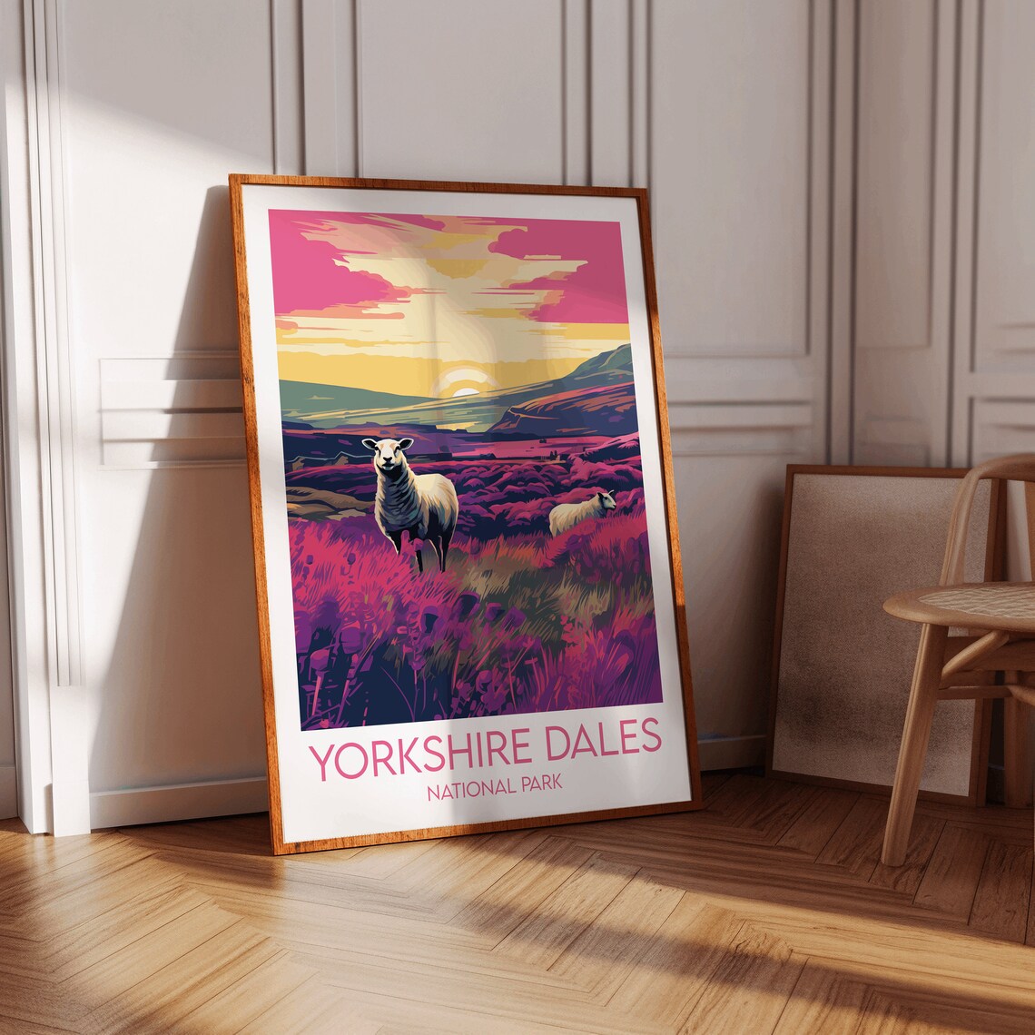 Yorkshire Dales National Park Travel Poster, England UK - Image 3