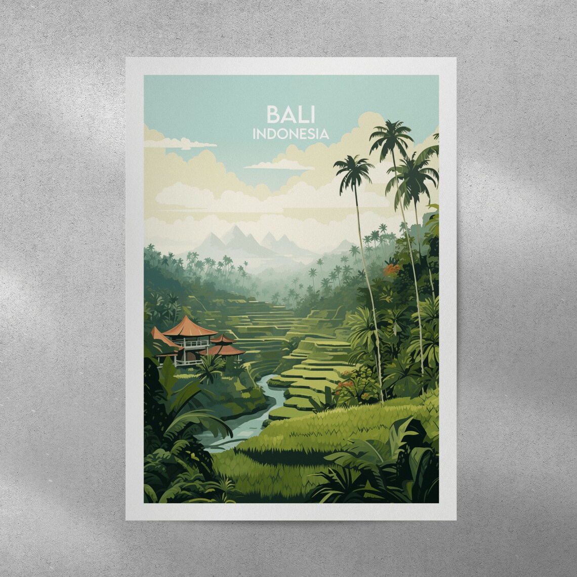 Bali Travel Print, Indonesia Travel Poster - Image 4