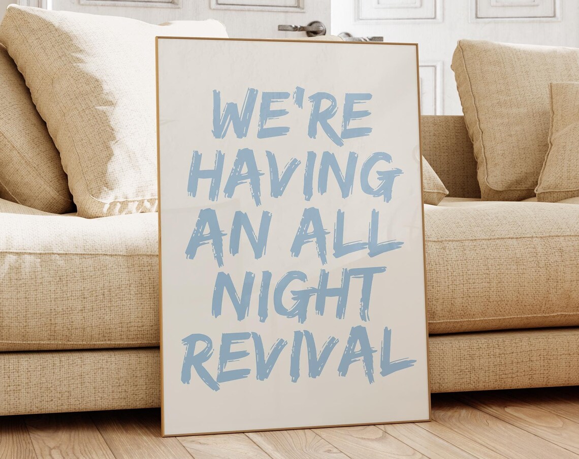 All Night Revival Modern Cowgirl Art Print