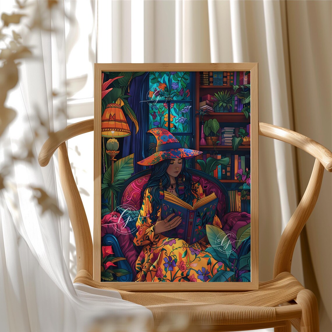 Witch Wall Art, Maximalist Halloween Decor