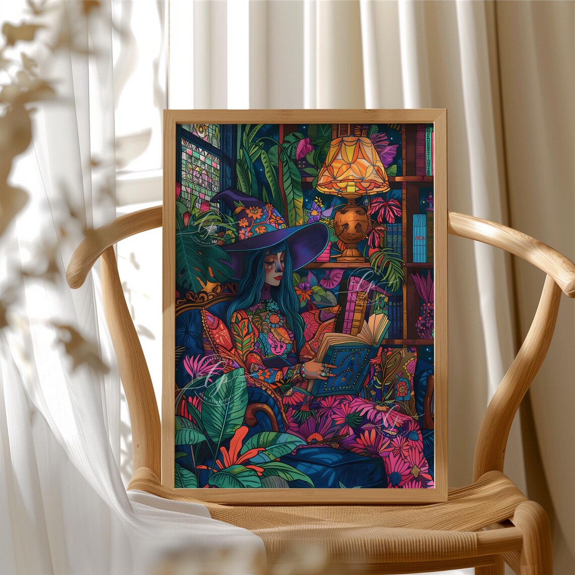 Witch Wall Art, Maximalist Halloween Decor - Image 4