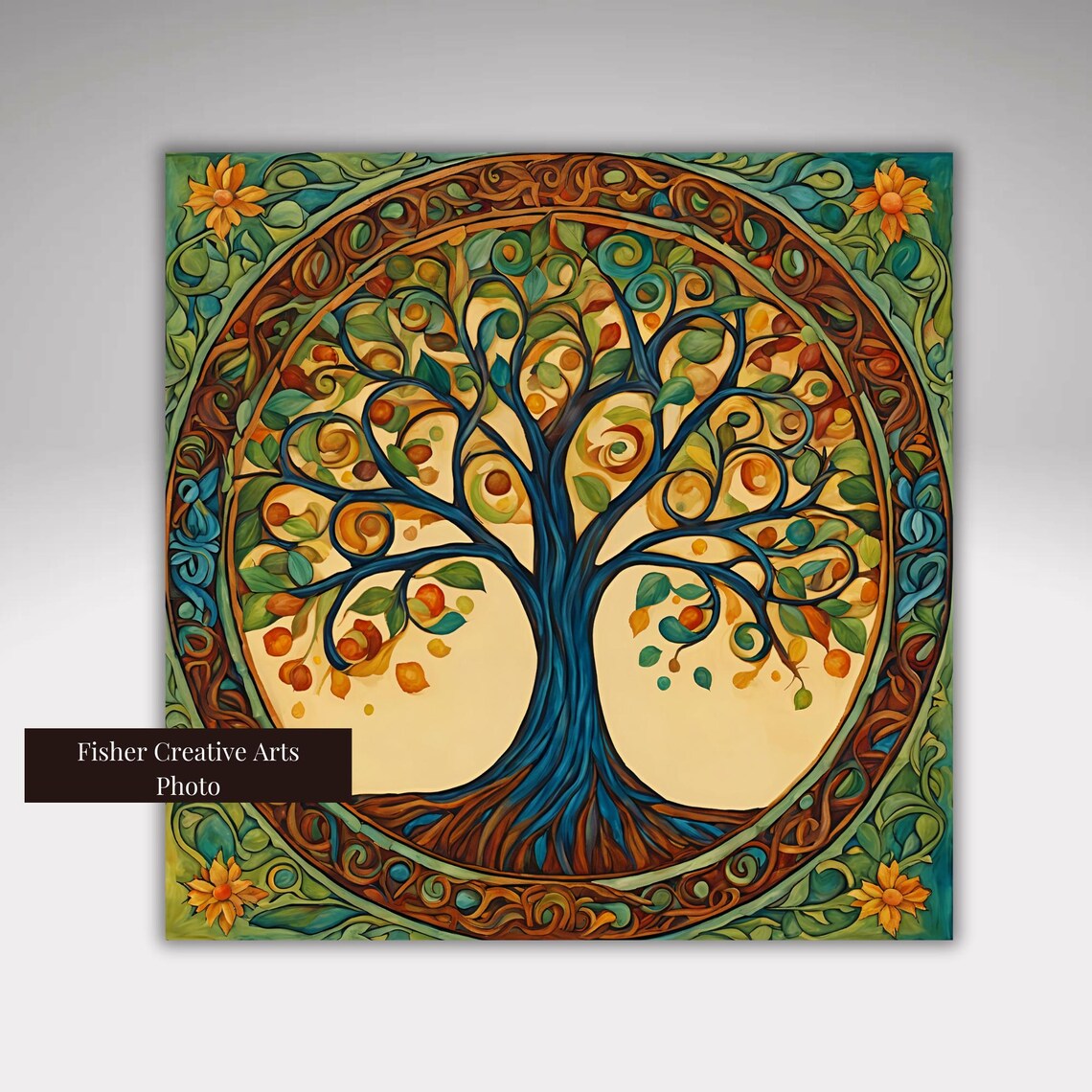 William Morris Tree Of Life, Art Nouveau Art Print