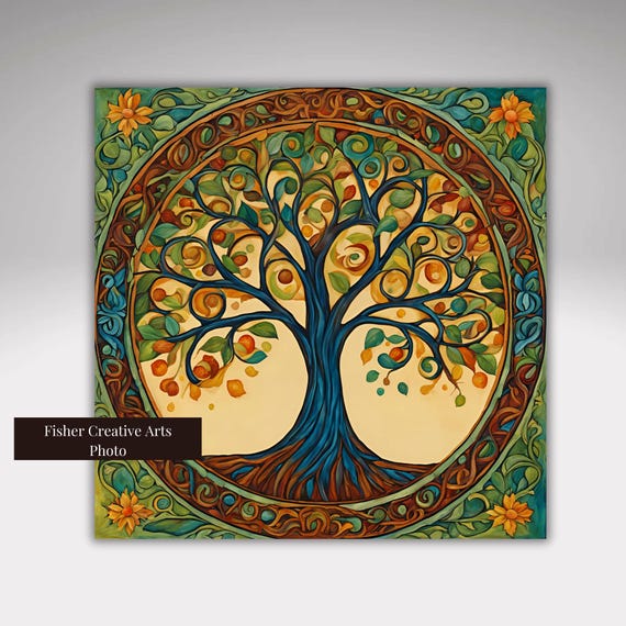 William Morris Tree Of Life, Art Nouveau Art Print