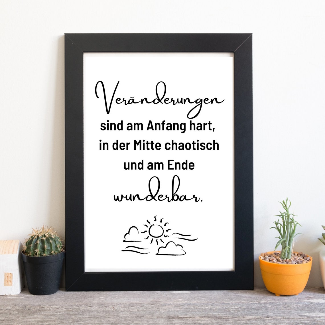 Changes Are Wonderful Motivation Poster - Image 2